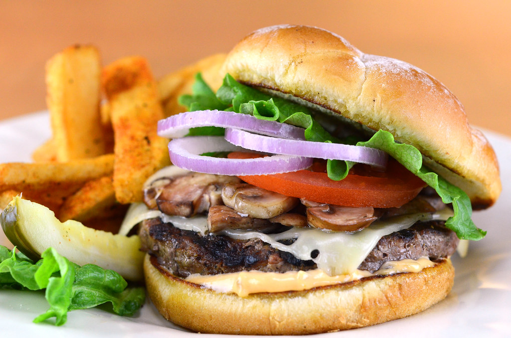 Mushroom & Swiss Burger