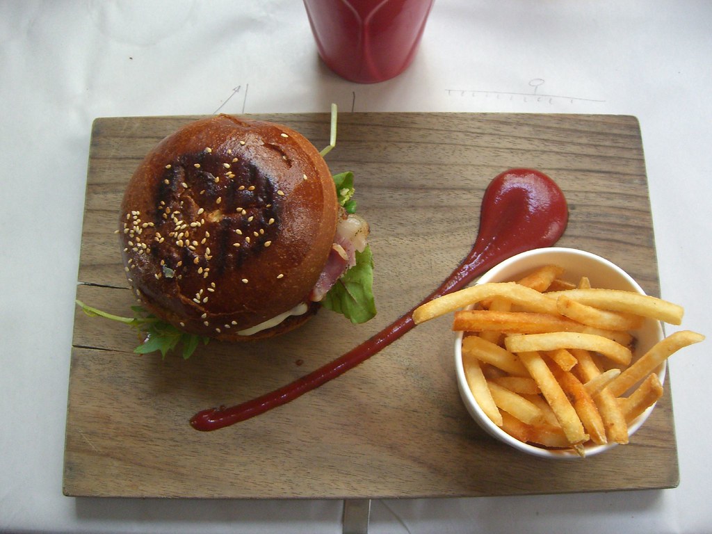 Flame-grilled Beef Patty Burger