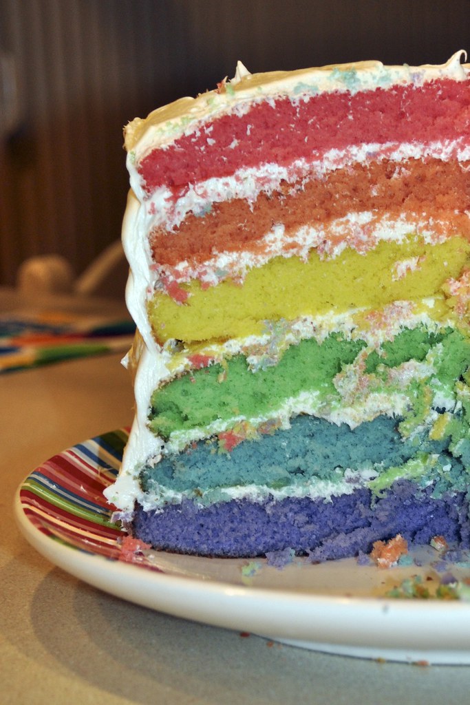 Rainbow Layer Cake