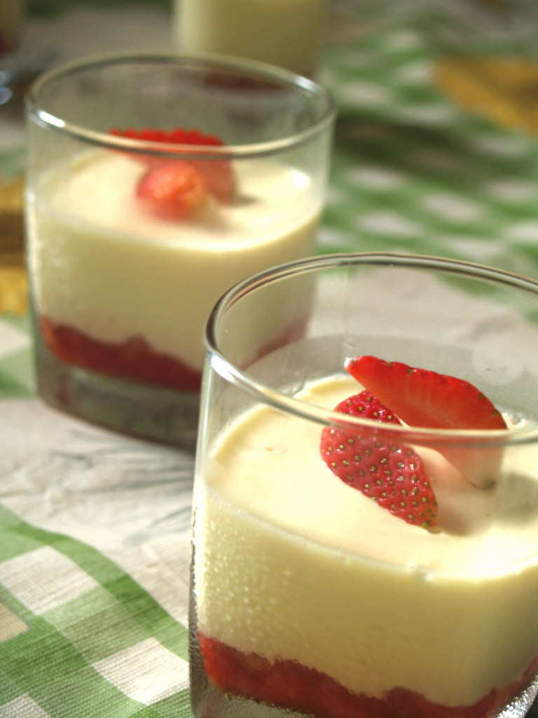Strawberry Panna Cotta