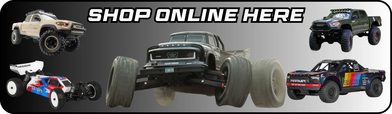 Shop online here — RC trucks and buggies