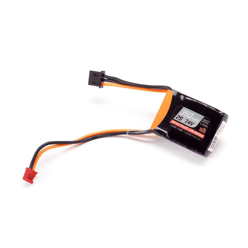 7.4V 350mAh 2S 30C LiPo Battery: PH2.0 - Losi Micro B
