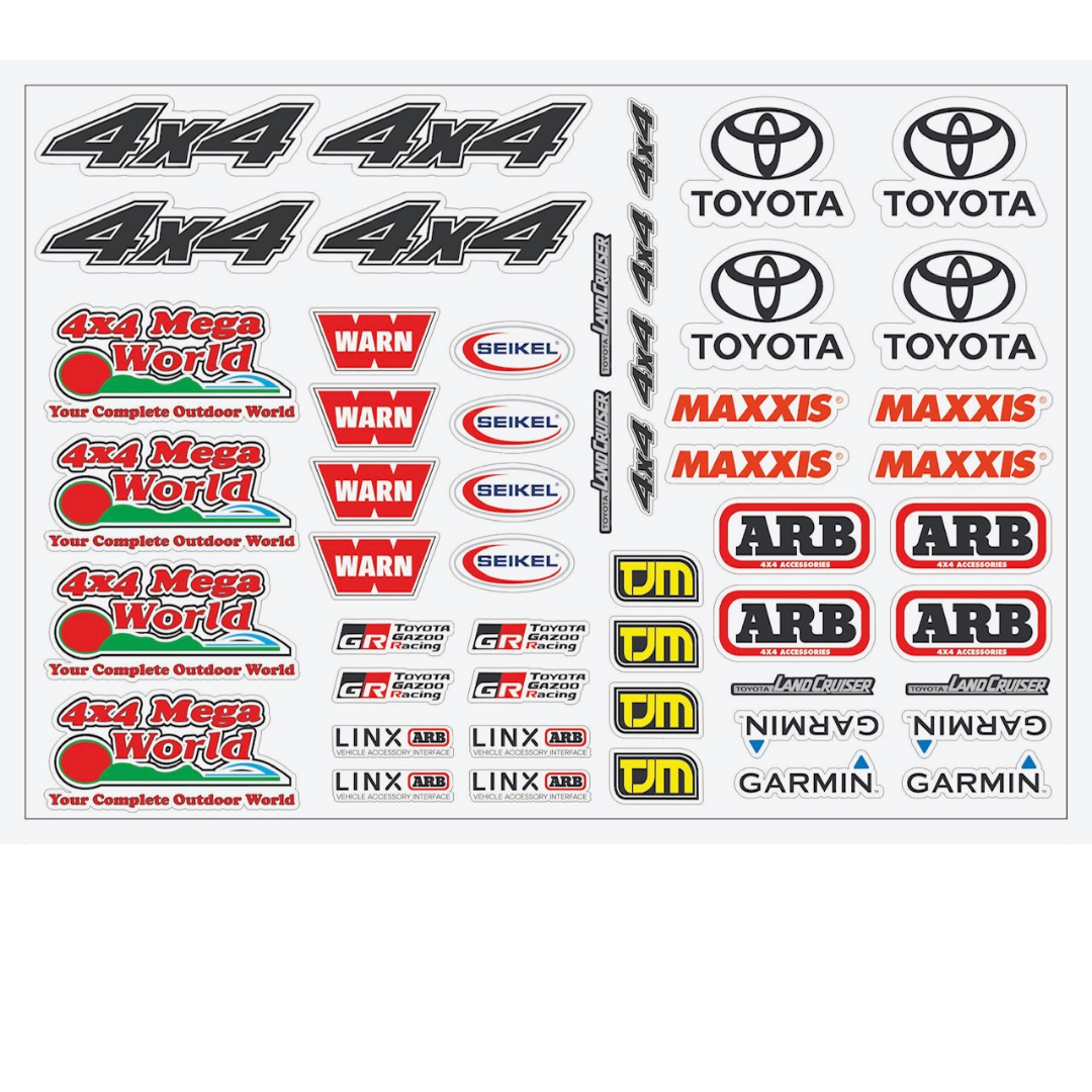 Toyota Land Cruiser MN82 Decal Sheet A5