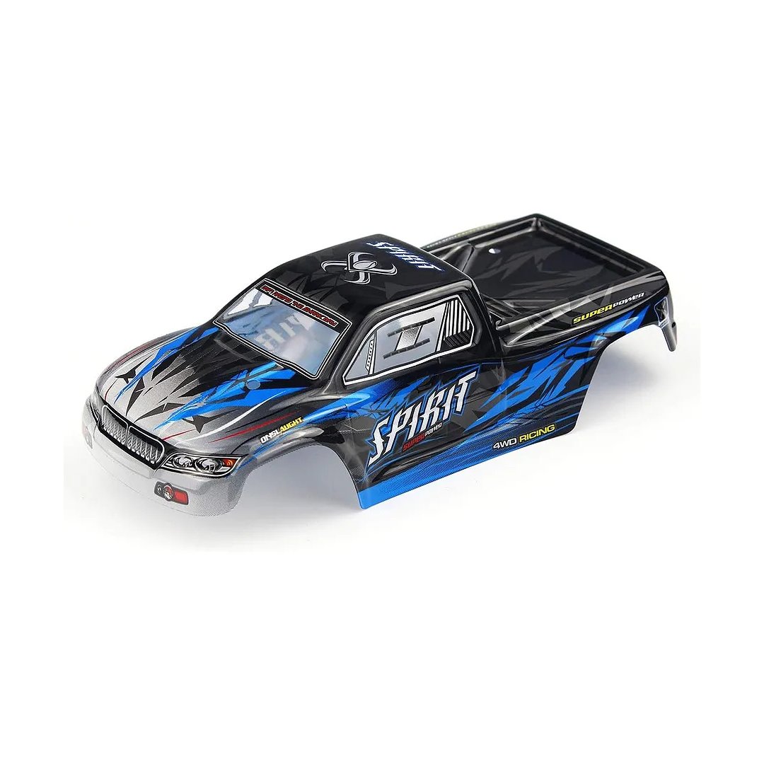 BLUE PAINTED BODY X-LINE 4WD 1/16 SCALE