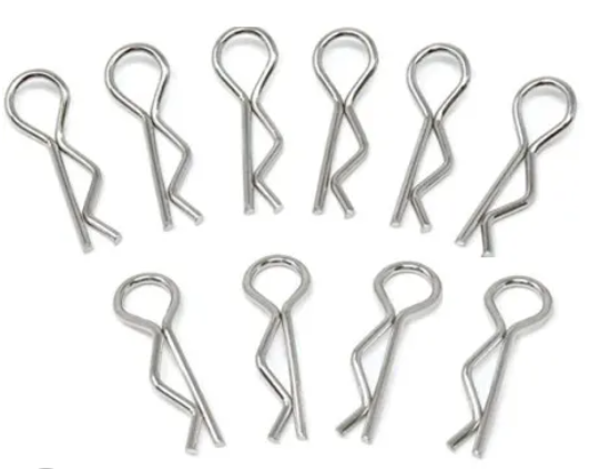 Body R-Clips 1/12 & 1/16th Scale (10pcs)