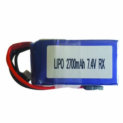 2Cell lipo 2700mah 7.4v RX battery