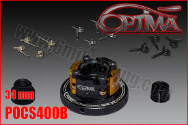 6MIK OPTIMA 4 SHOES FLYWHEEL SET 34MM BLACK V2