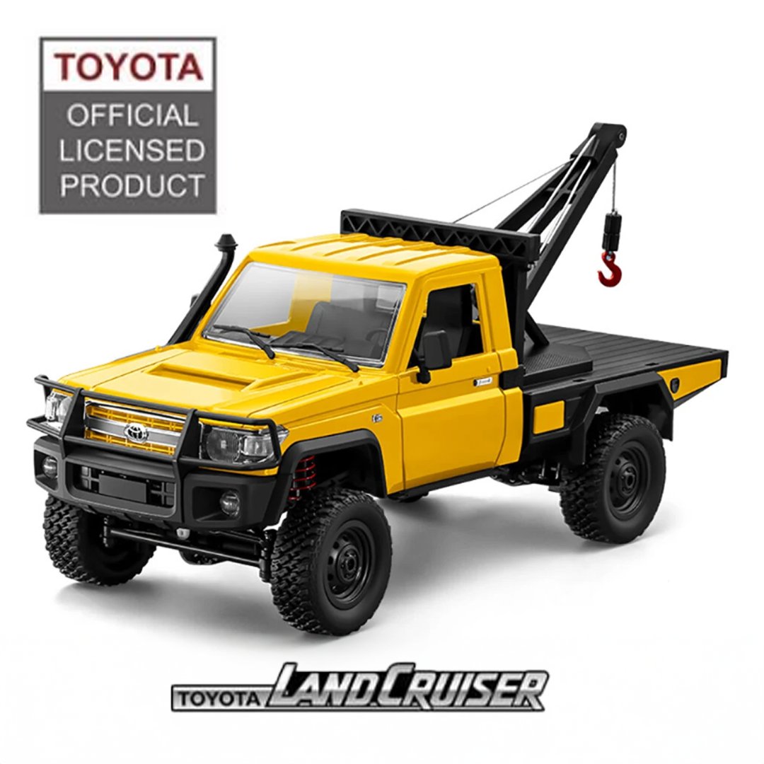 MN82T LC79 Land Cruiser 4WD TOW TRUCK RTR- (Yellow)