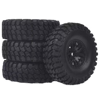 1.0 Inch All-Terrain Tires RC Crawler Wheels Tyres Soft Rubber