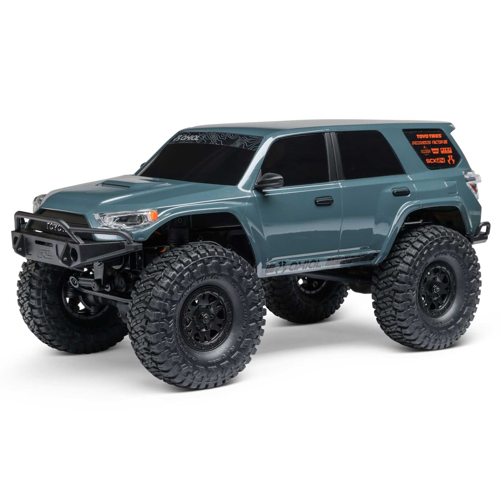1/24 SCX24 Toyota 4Runner 4X4 RTR Brushed Rock Crawler (Battery & Charger Included), Grey