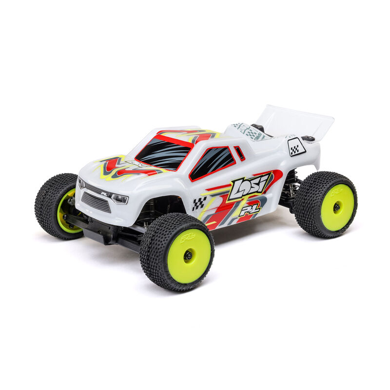 1/28 Micro-T 2S 2WD RTR Stadium Truck (Battery & Charger Included), White