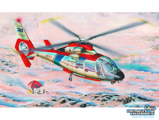 AEROSPATIALE SA365N DAUPHIN 2 PLASTIC MODEL KIT 1/48 TRUMPETER