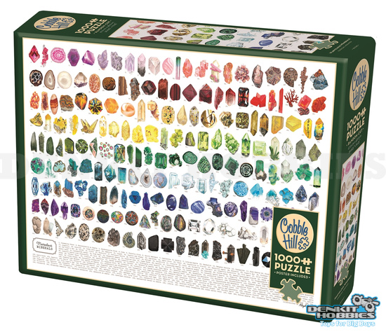 MARVELOUS MINERALS 1000 PIECE PUZZLE COBBLE HILL