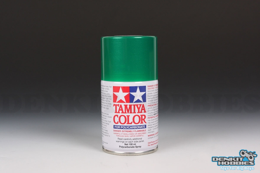 PS-17 METALLIC GREEN POLYCARBONATE SPRAY PAINT 100ML TAMIYA