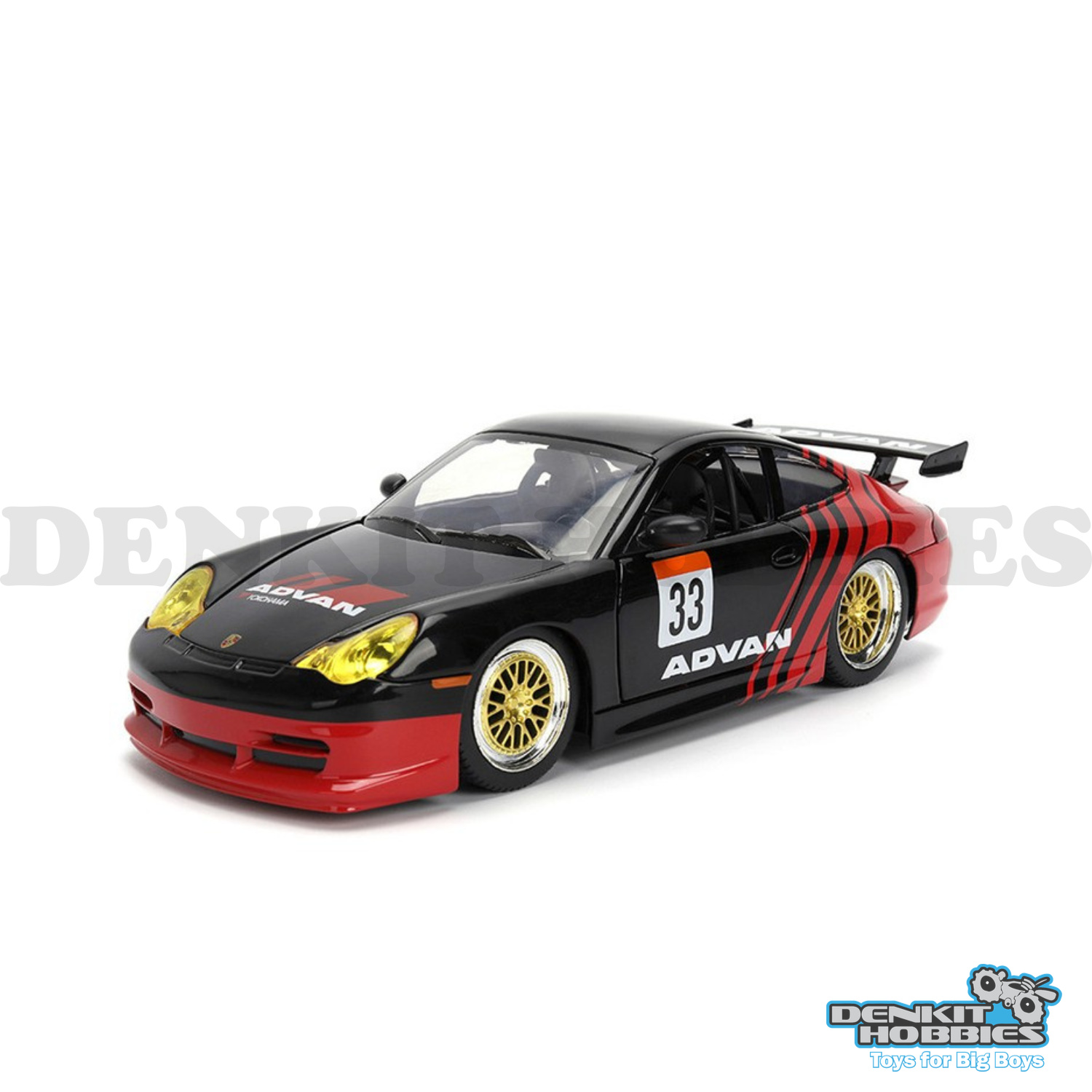 PORSCHE 911 996 GT3 RS #33 ADVAN HYPER SPEC 1/24 SCALE JADA