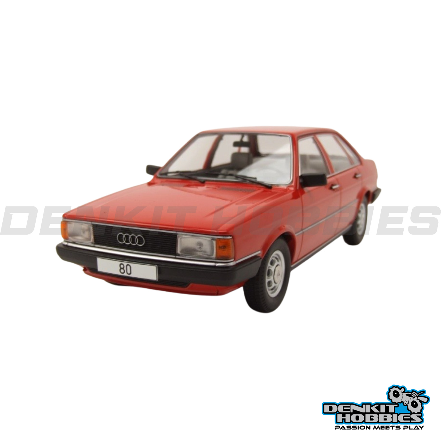 AUDI 80 GLS B2 QUATTRO 1978 RED 1/18 SCALE MODEL CAR GROUP