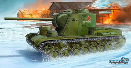 KV-5 SUPER HEAVY TANK PLASTIC MODEL KIT 1/35 SCALE TRUMPETER