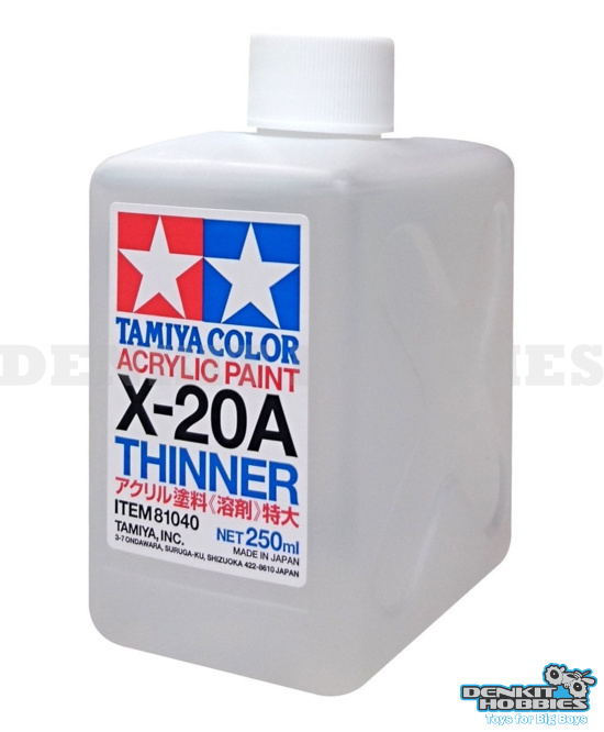 ACRYLIC/POLY PAINT THINNERS 250 ML TAMIYA
