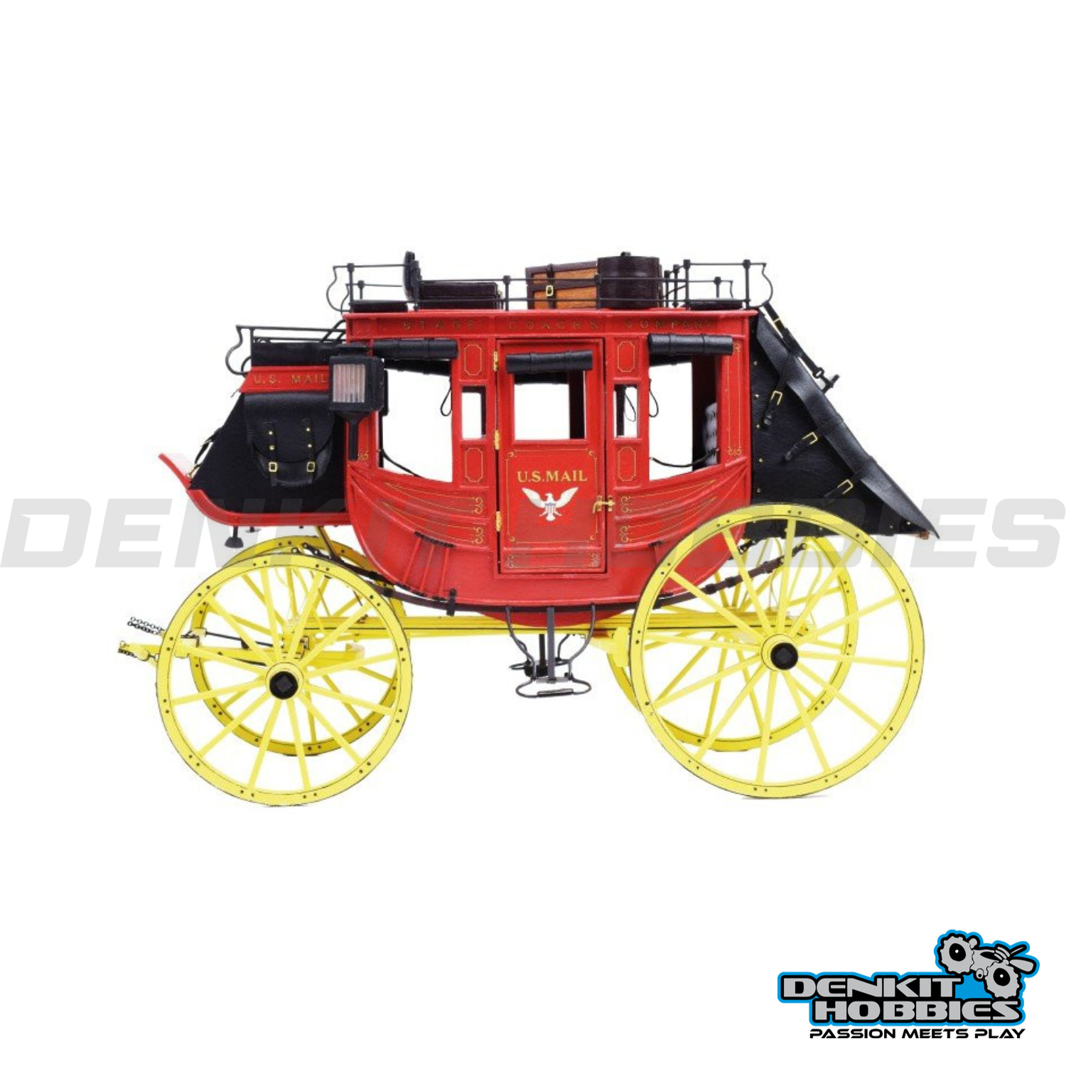 STAGE COACH LEGEND OF THE WILD WEST WOODEN KIT 1/12 SCALE ARTESANIA