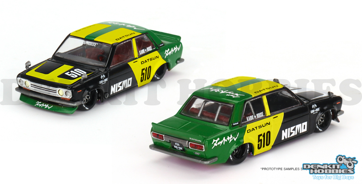 DATSUN STREET 510 RACING V2 1/64 SCALE KAIDO HOUSE MINI GT
