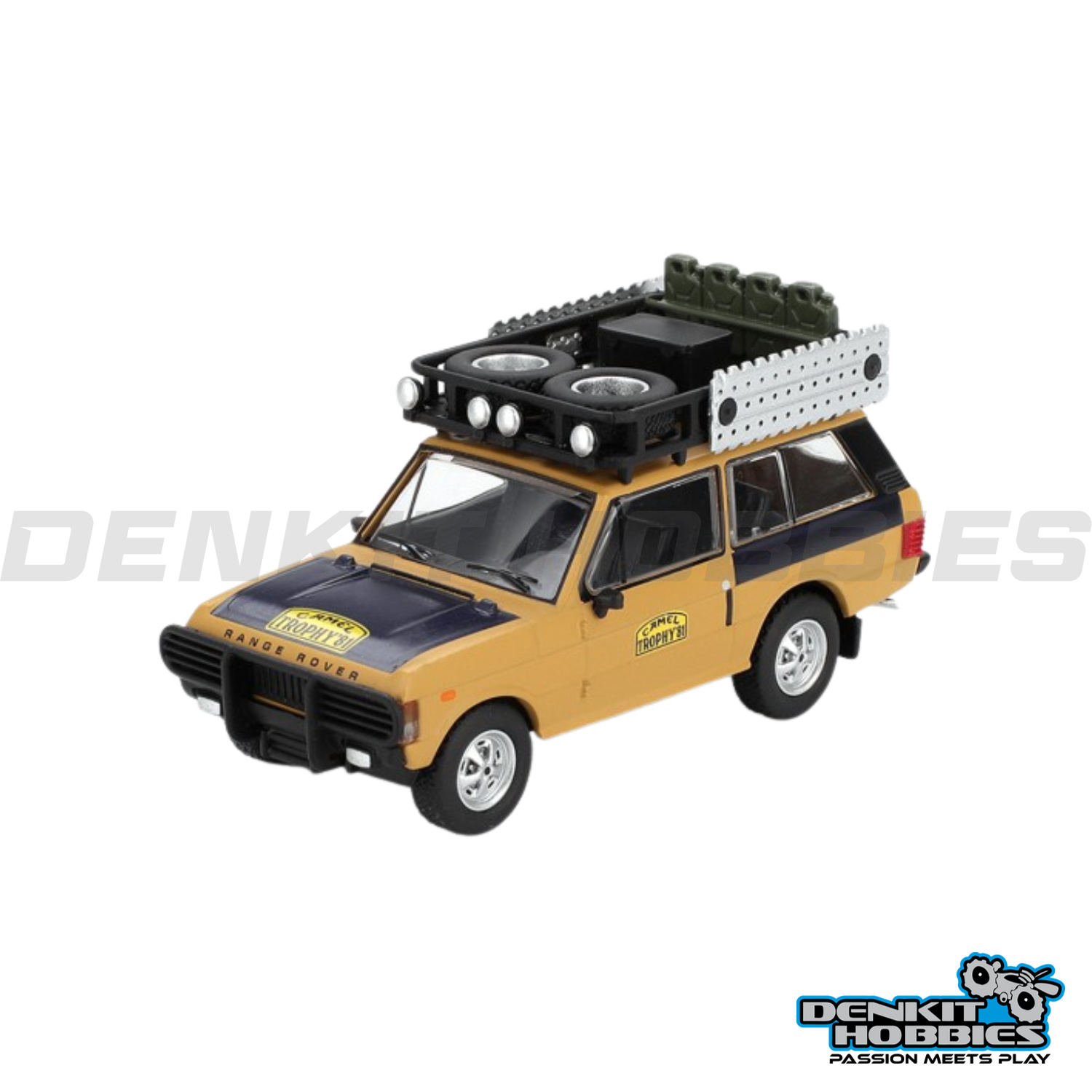 RANGE ROVER 1981 CAMEL TROPHY WINNER 1/64 SCALE MINI GT