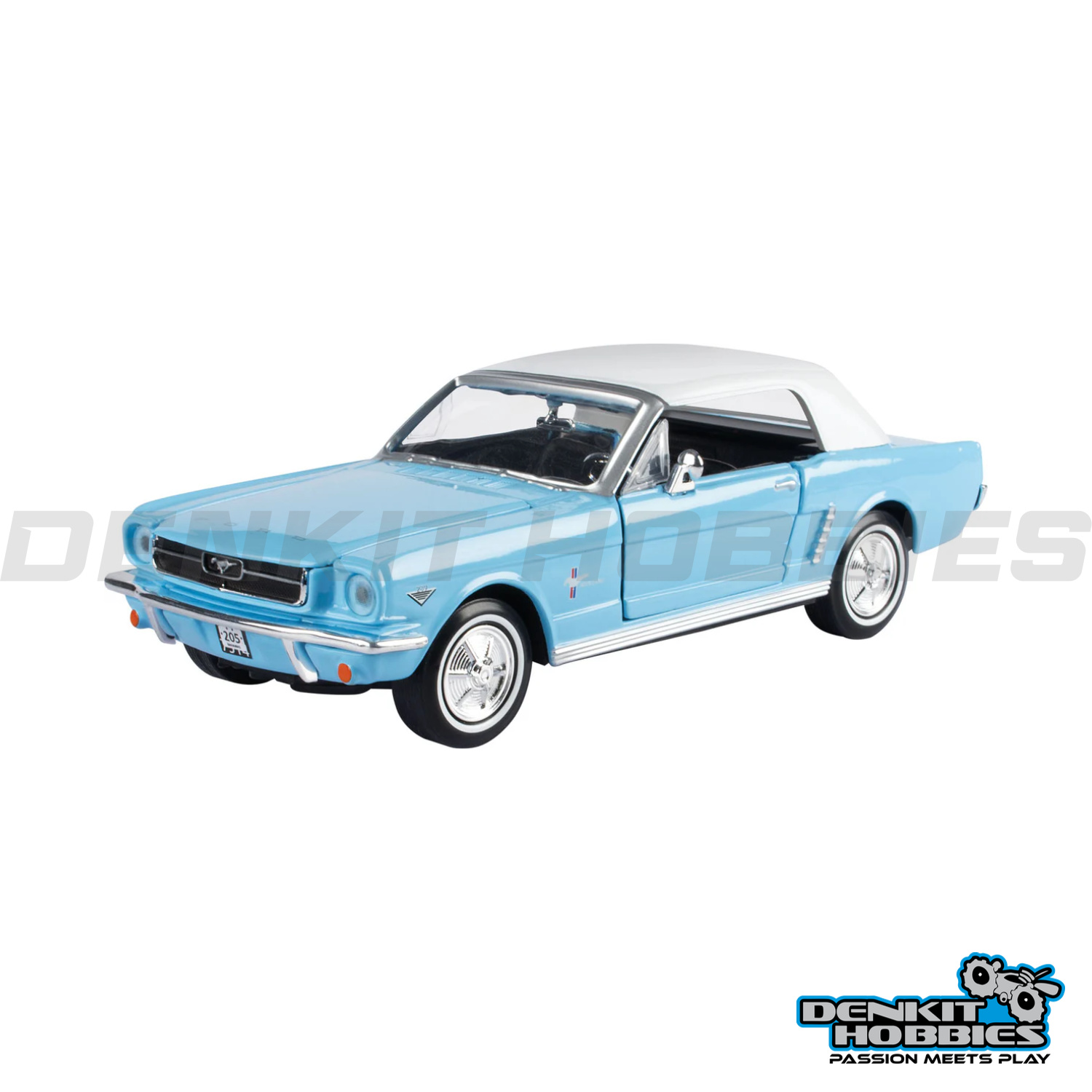FORD MUSTANG 1964 1/2 HARD TOP JAMES BOND 1/24 SCALE MOTORMAX