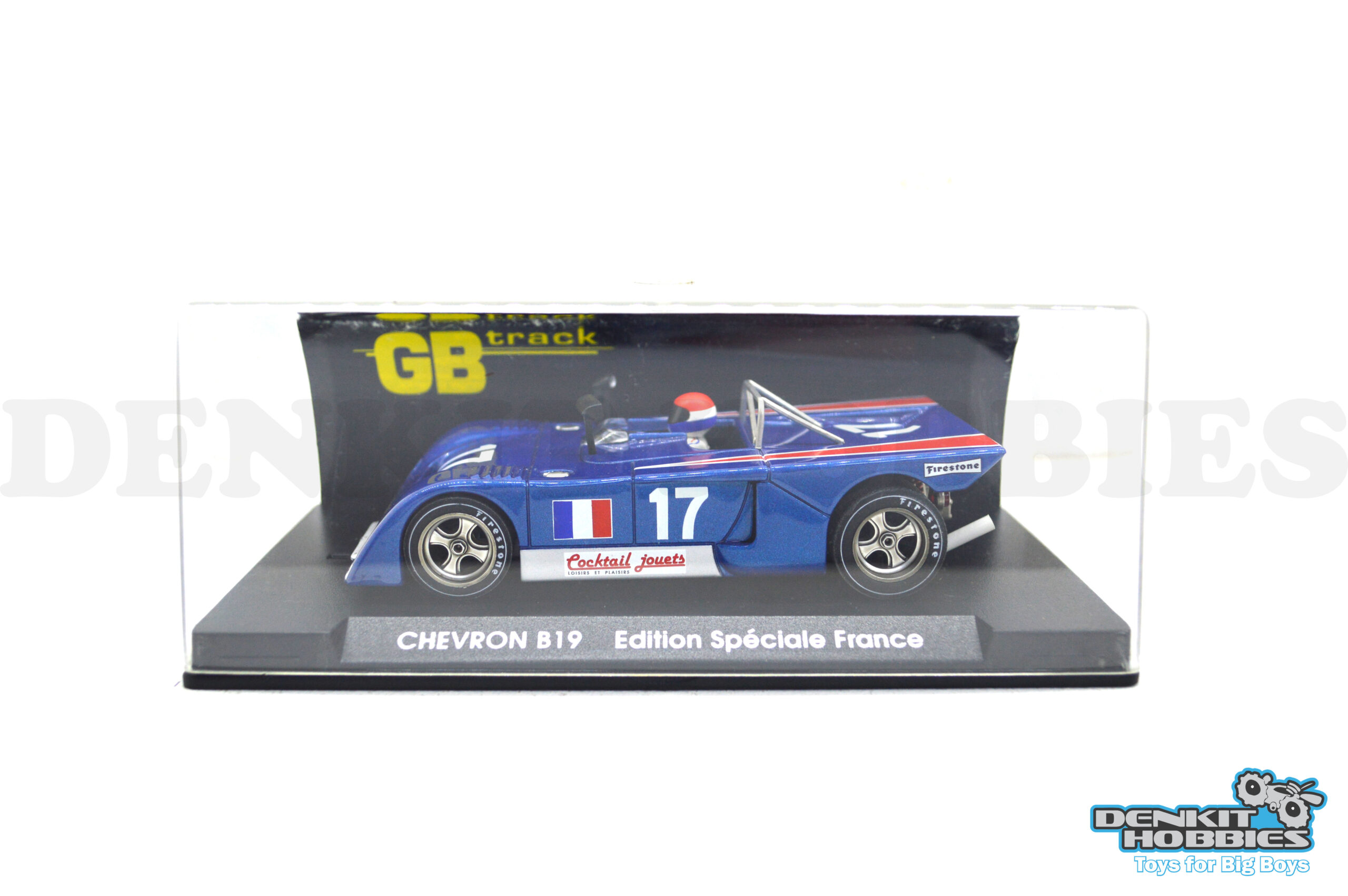 CHEVRON B19 EDITION SPECIAL FRANCE SLOT CAR 1/32 SCALE GB TRACK FLY