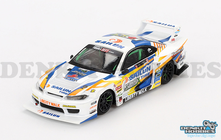 NISSAN LB-SUPER SILHOUETTE S15 SILVIA #555 1/64 SCALE MINI GT (MGT00895-R)