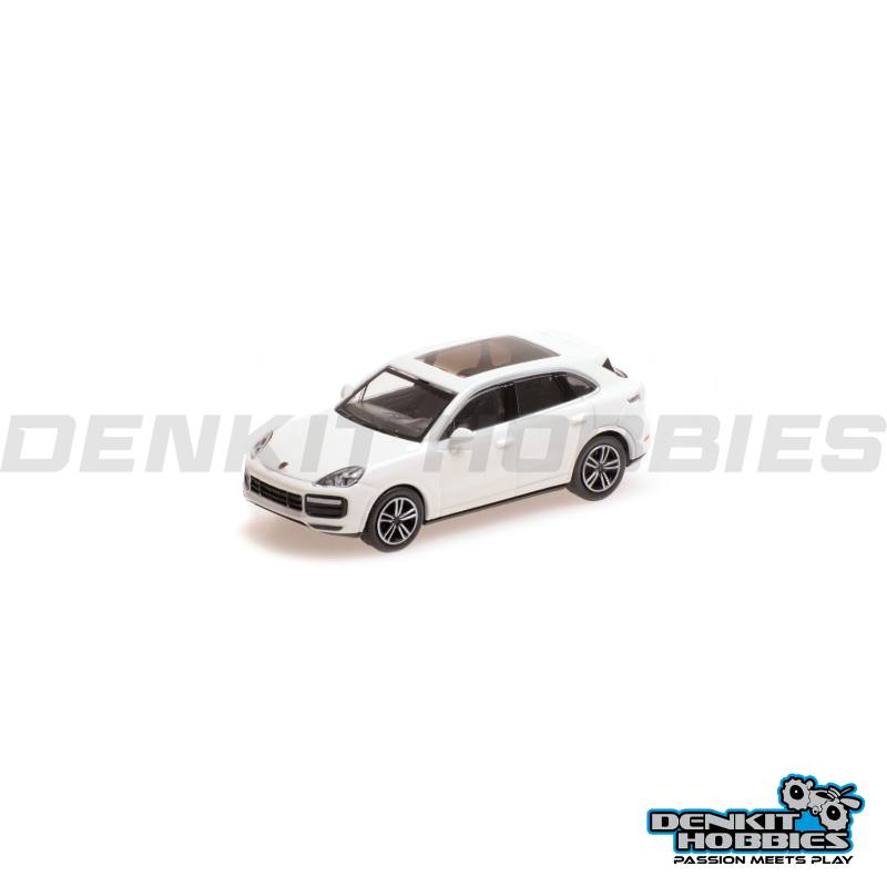 PORSCHE CAYENNE WHITE 2017 1/87 SCALE MINICHAMPS