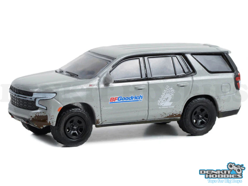 CHEVROLET TAHOE Z71 2022 BFGOODRICH BLUE COLLAR SERIES 12 1/64 SCALE GREENLIGHT