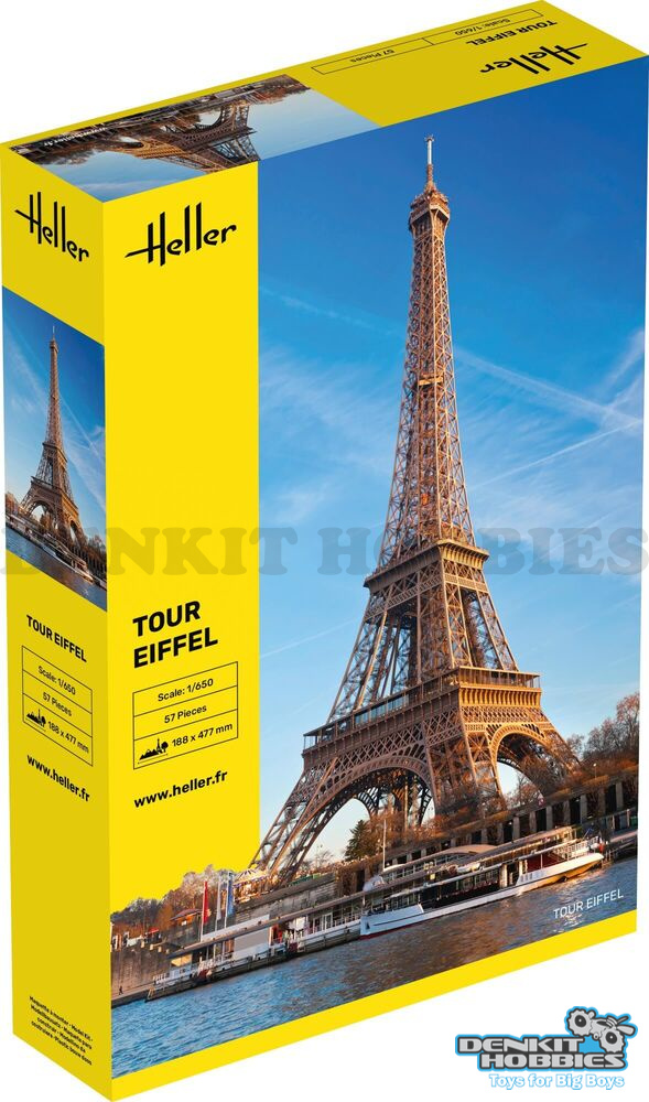 EIFFEL TOWER PLASTIC MODEL KIT 1/650 SCALE HELLER