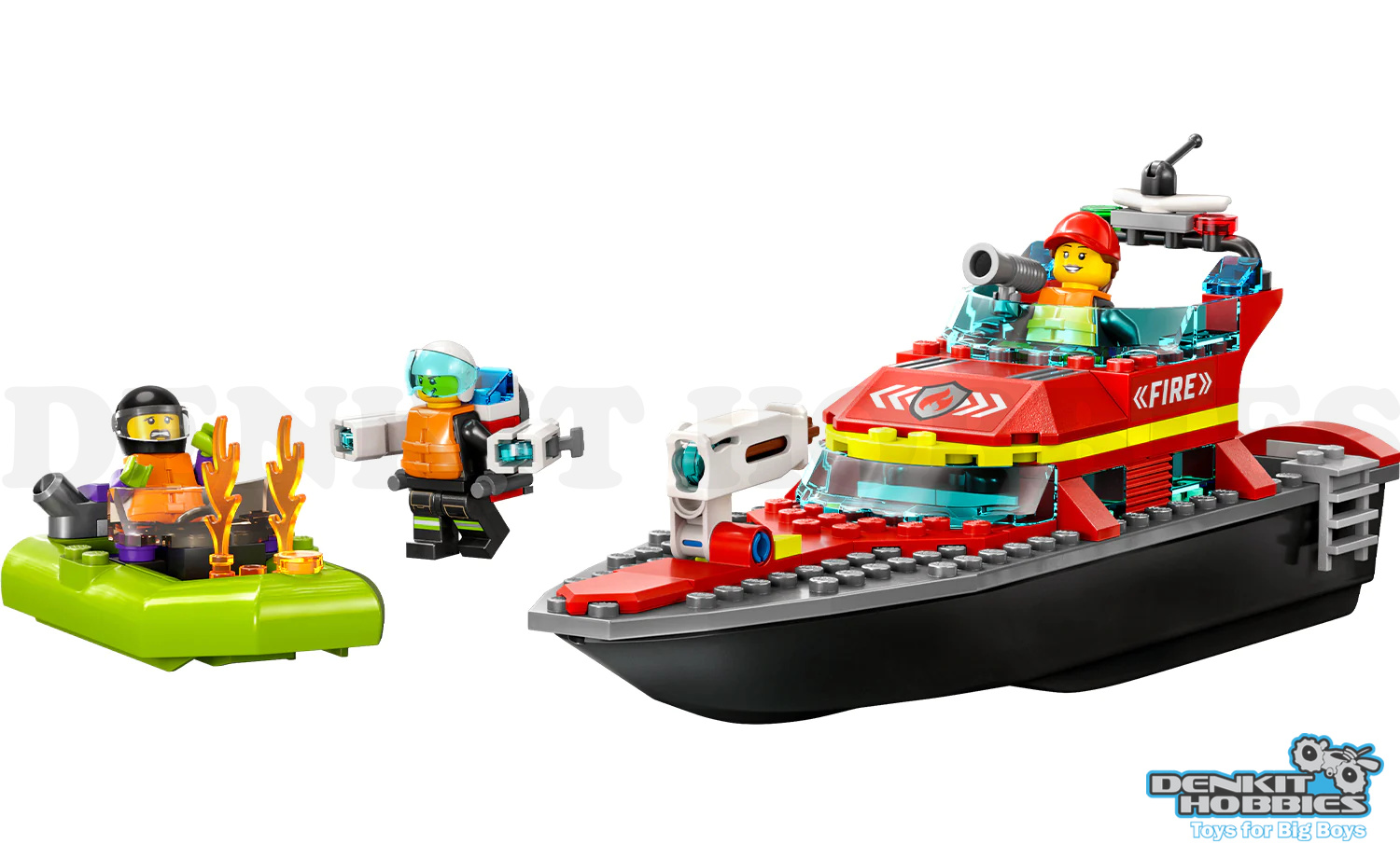 FIRE RESCUE BOAT - CITY - LEGO