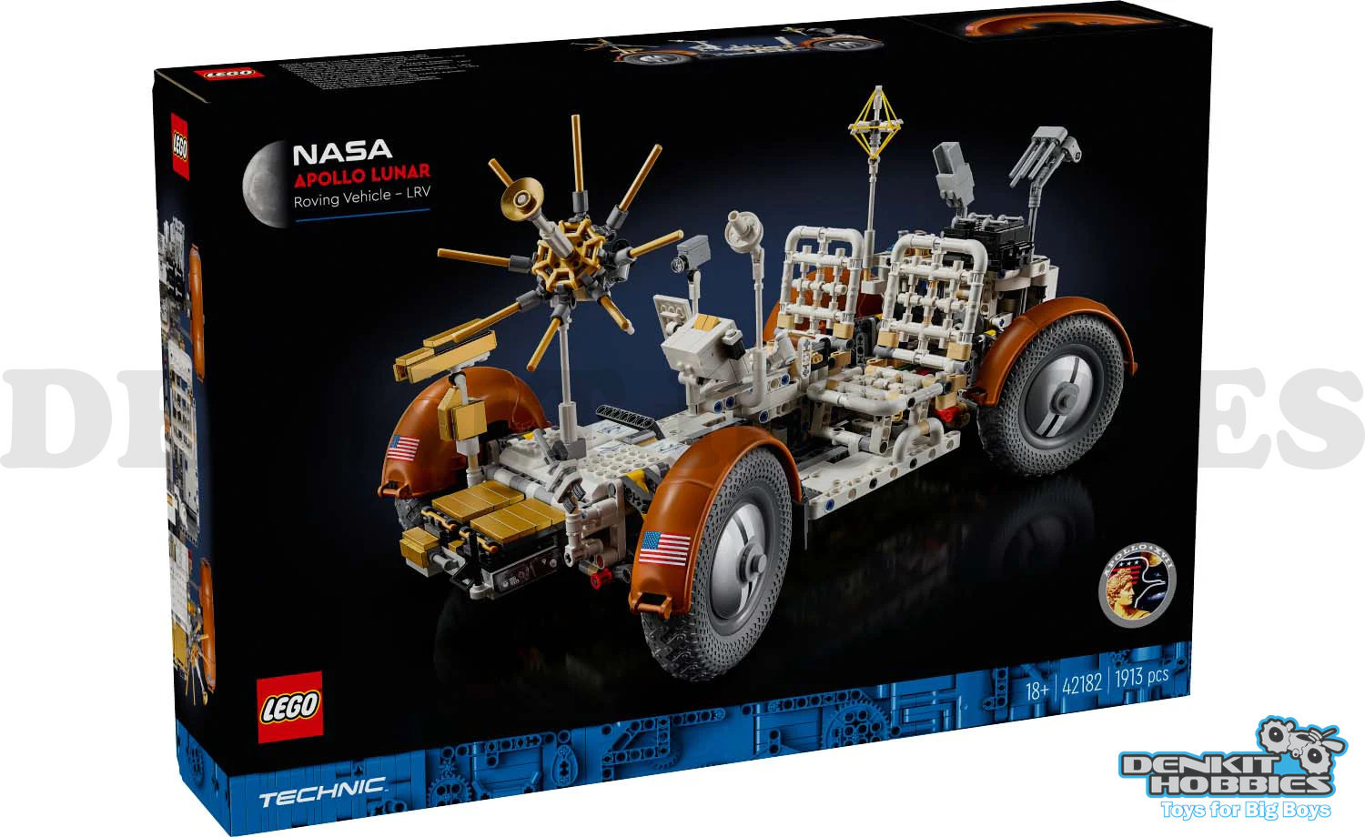 NASA APOLLO LUNAR ROVING VEHICLE LRV - TECHNIC - LEGO