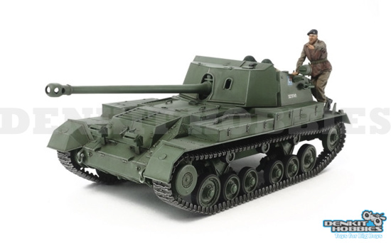 BRITISH SELF PROPELLED ANTI TANK GUN ARCHER PLASTIC MODEL KIT 1/35 TAMIYA