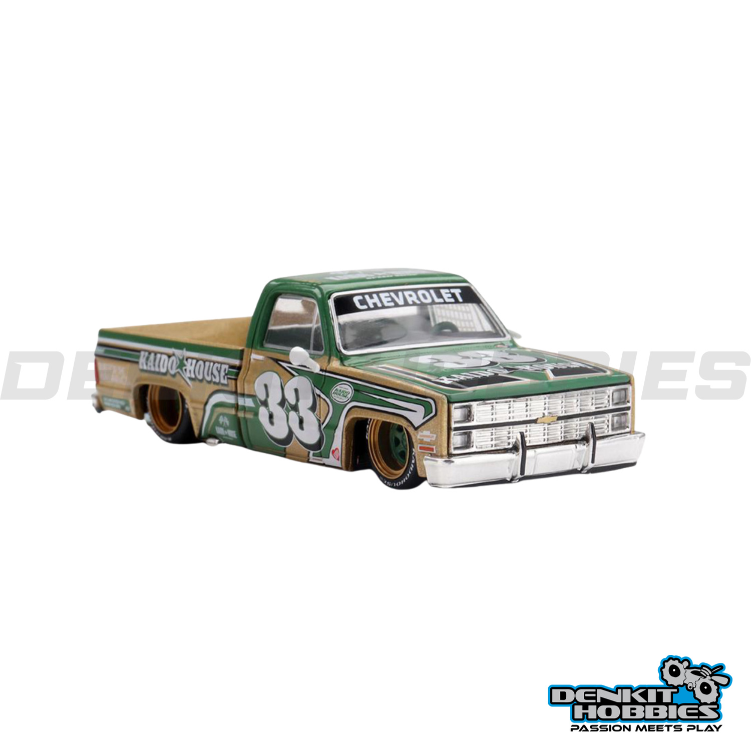 CHEVROLET SILVERADO KAIDO INTIMIDATOR V2 1/64 SCALE KAIDO HOUSE MINI GT