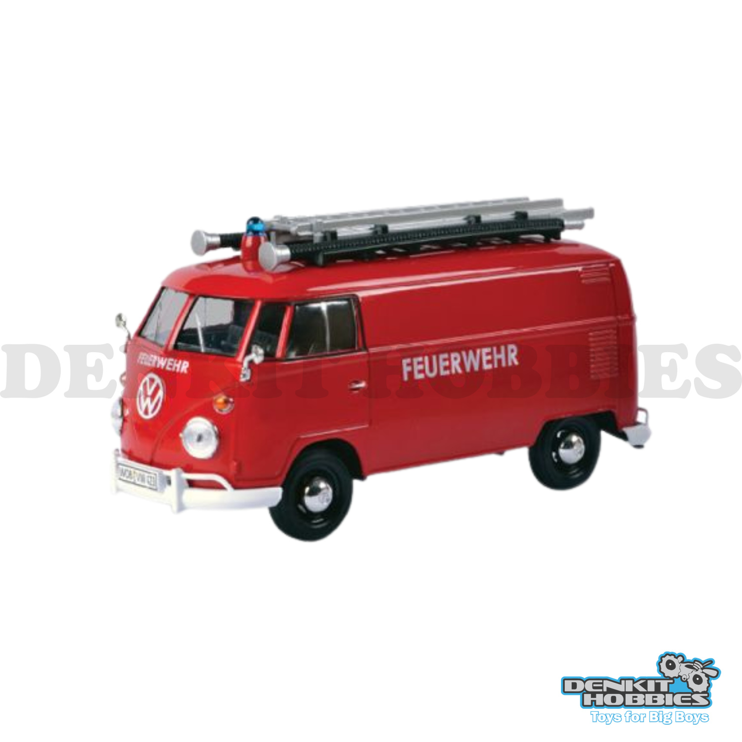 VOLKSWAGEN TYPE 2 T1 FIRE VAN 1/24 SCALE MOTORMAX