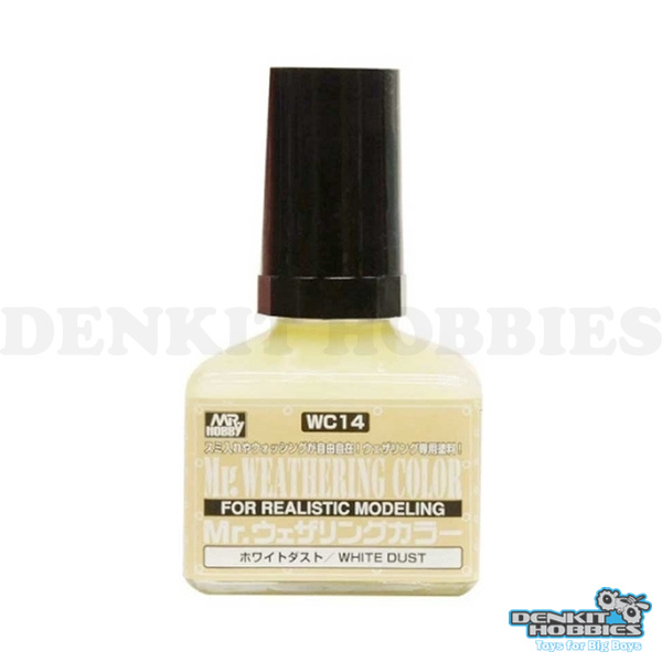 MR WEATHERING COLOR WHITE DUST WC14 MR HOBBY