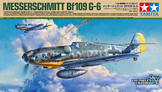 BF109 G-6 MESSERSCMITT PLASTIC MODEL KIT 1/48 TAMIYA