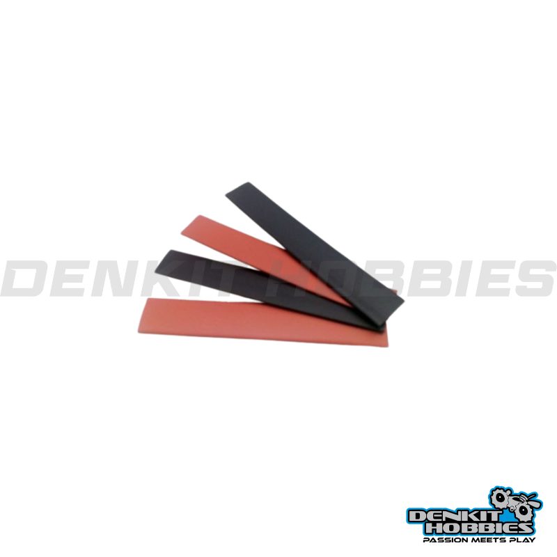 HEAT SHRINK 10MM RED/BLACK 4X8CM ACE
