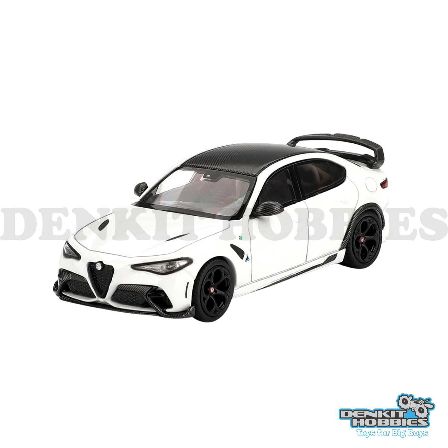 ALFA ROMEO GIULIA GTAM WHITE 1/64 SCALE BBR MODELS