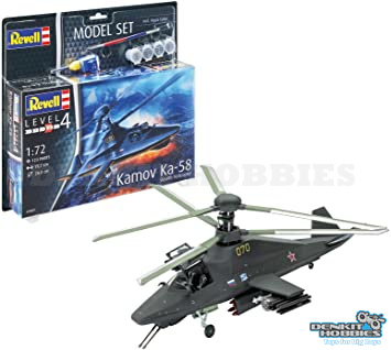 KAMOV KA-58 STEALTH PLASTIC MODEL KIT SET 1/72 REVELL