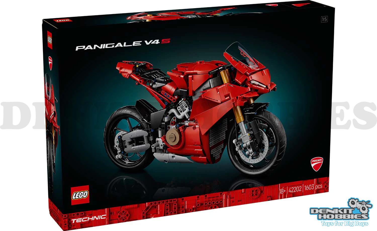 DUCATI PANIGALE V4 S MOTORCYCLE - TECHNIC - LEGO