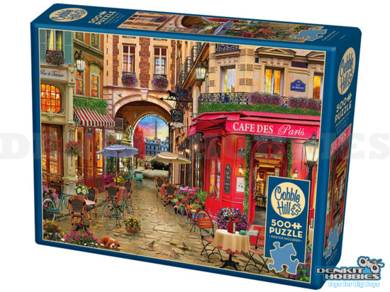 CAFE DES PARIS 500 PIECE PUZZLE COBBLE HILL