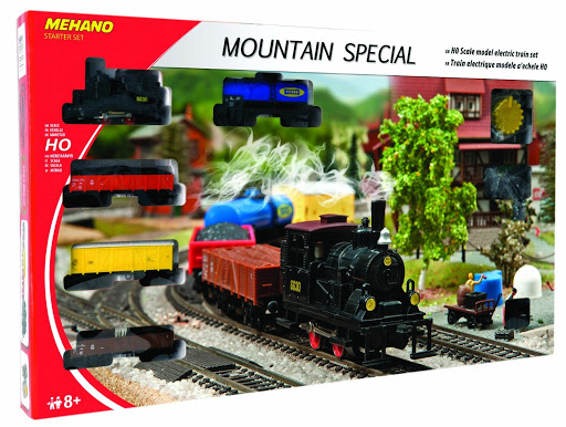MOUNTAIN SPECIAL TRAIN SET HO MEHANO