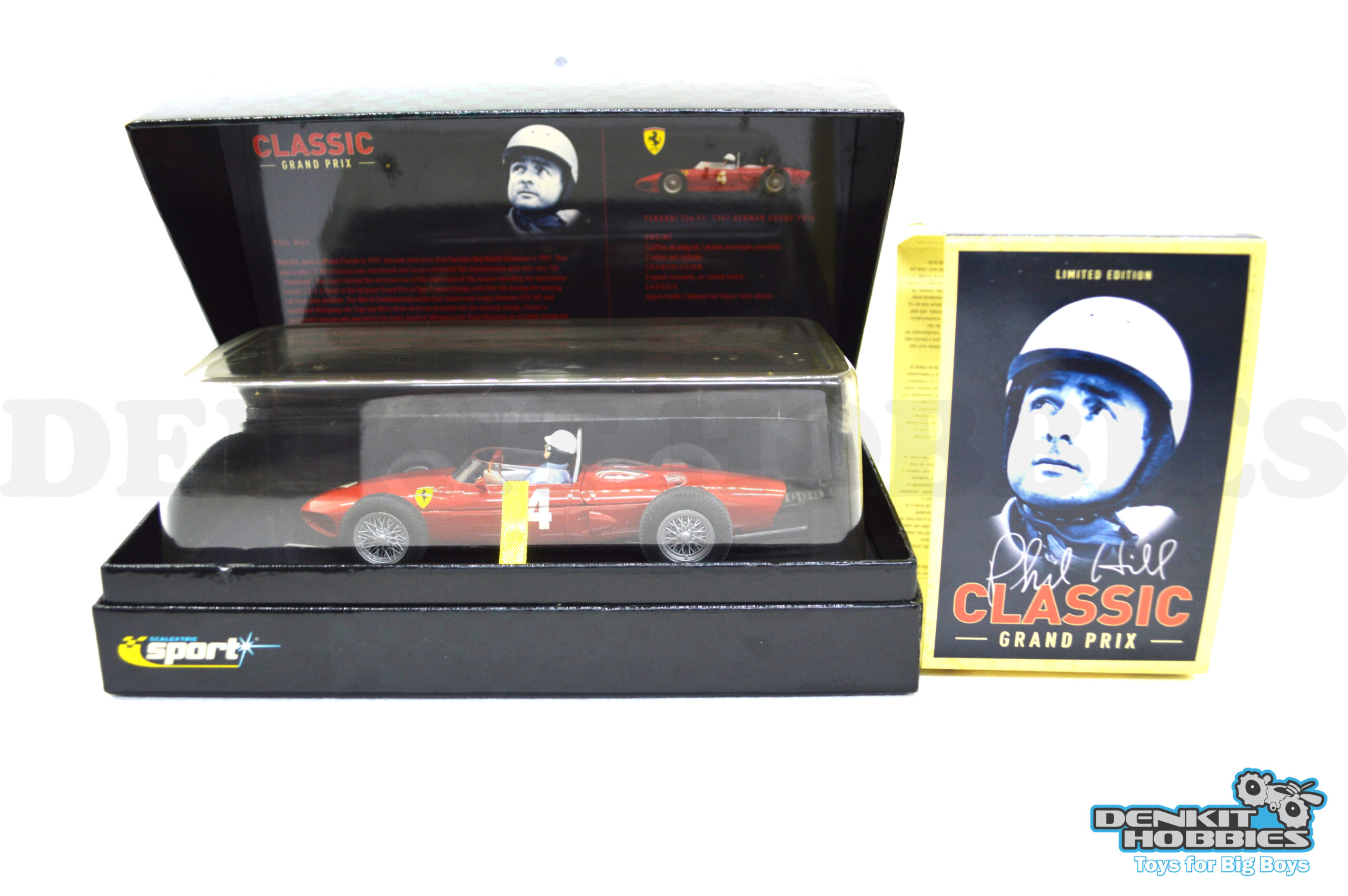 FERRARI 156 F1 #4 PHIL HILL 1961 GERMAN GP SLOT CAR 1/32 SCALE SCALEXTRIC