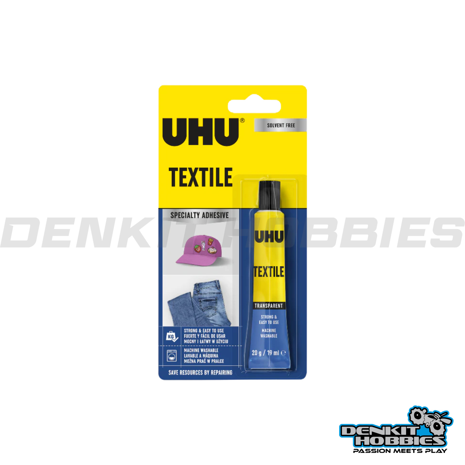 TEXTILE ADHESIVE TUBE 20G UHU