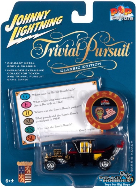 TRIVIAL PURSUIT BARRIS KOACH POP CULTURE 1/64 SCALE JOHNNY LIGHTNING