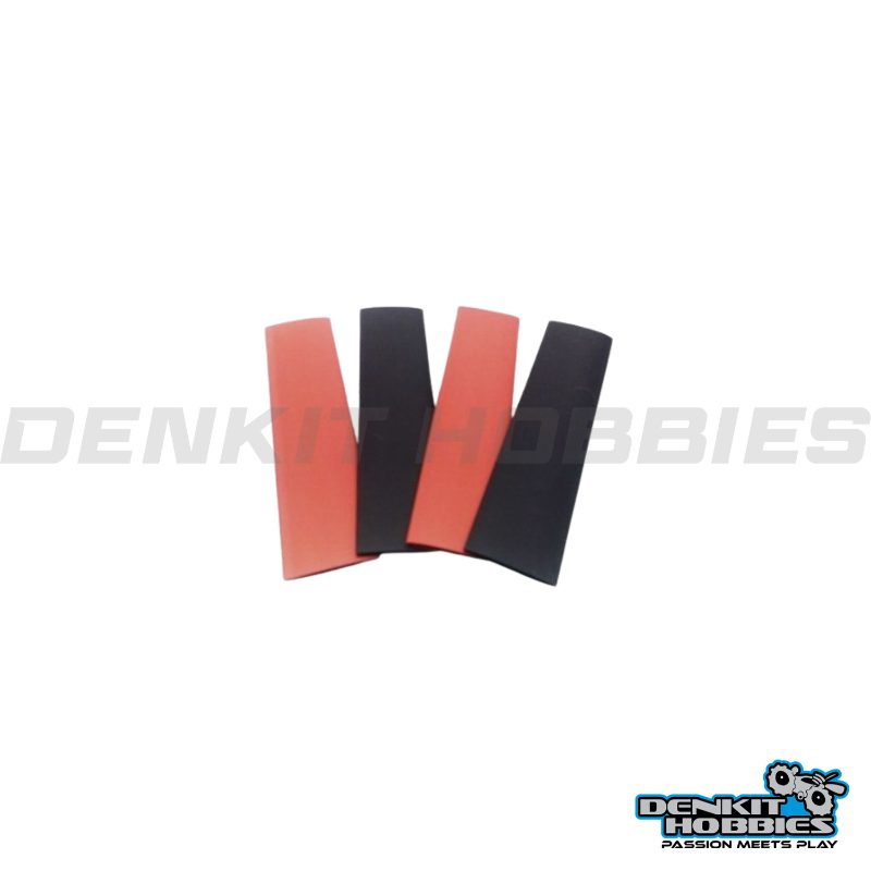 HEAT SHRINK 15MM RED/BLACK 4X8CM ACE