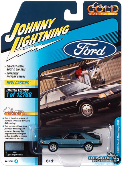 FORD MUSTANG SVO 1986 1/64 SCALE JOHNNY LIGHTNING