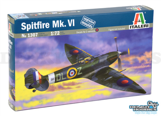SPITFIRE MK VI PLASTIC MODEL KIT 1/72 SCALE ITALERI